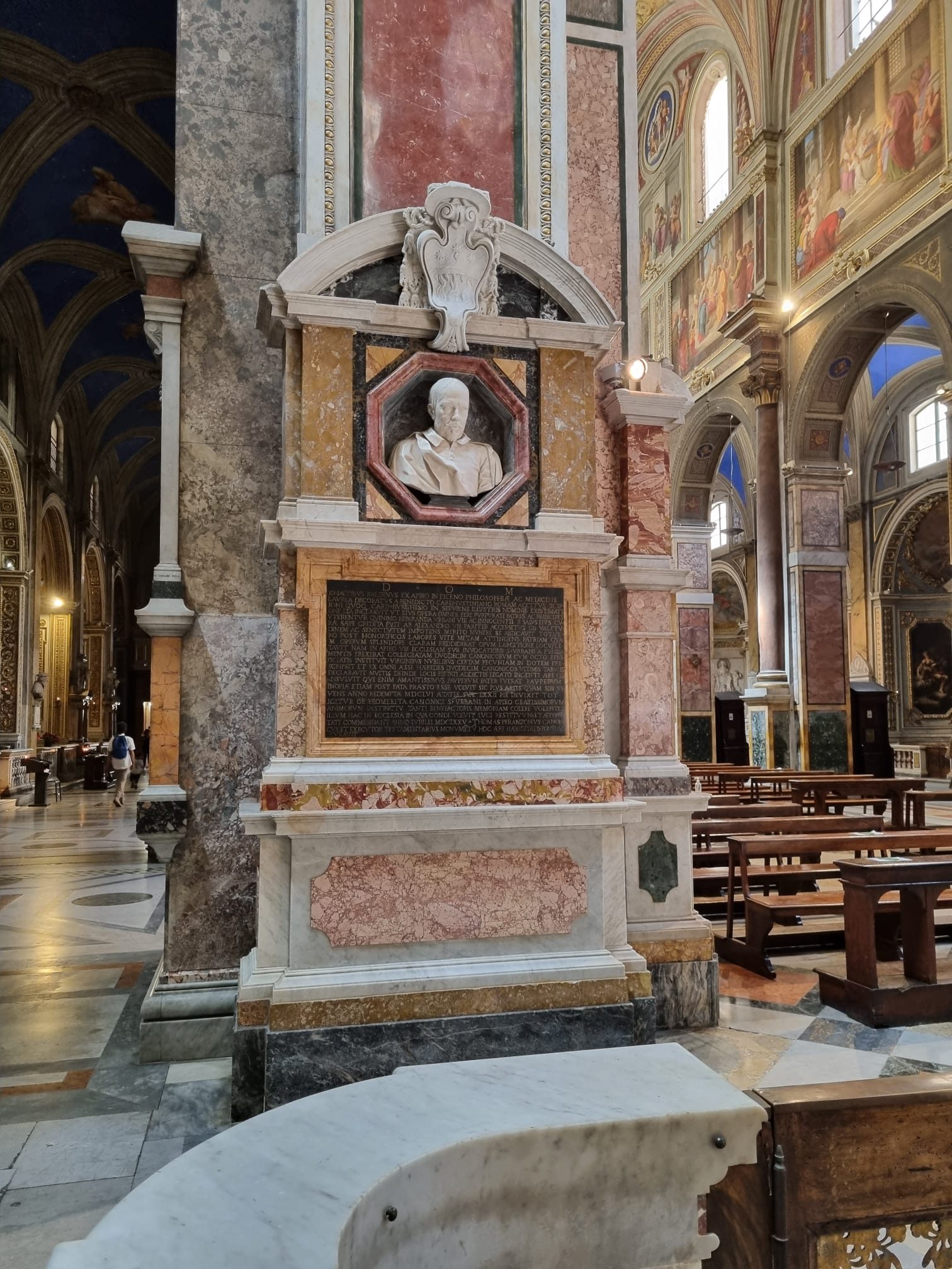 Giacomo Baldini's tombstone, Rome - 01.jpeg